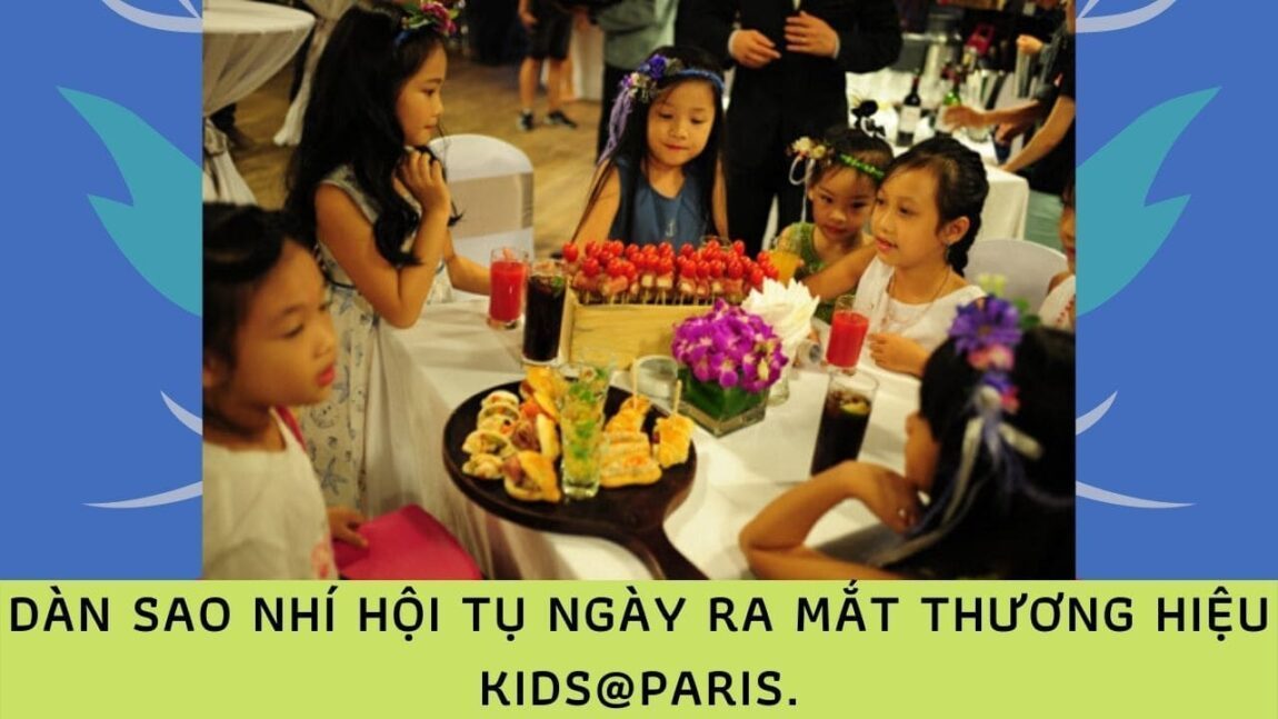 Dàn sao nhí hội tụ ngày ra mắt thương hiệu Kids@Paris