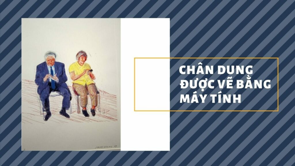 Chân dung được vẽ bằng máy tính