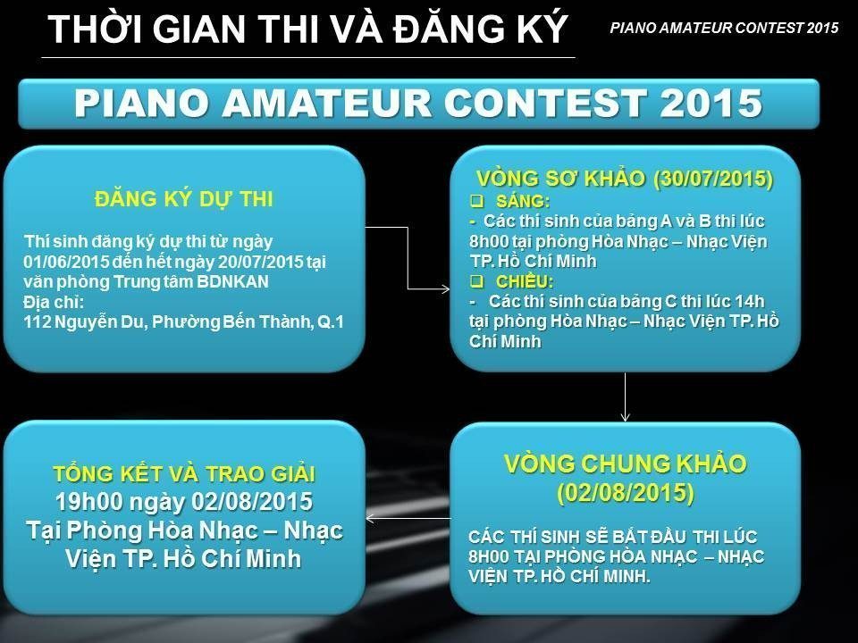 Cuộc thi “Piano Amateur Contest 2015”