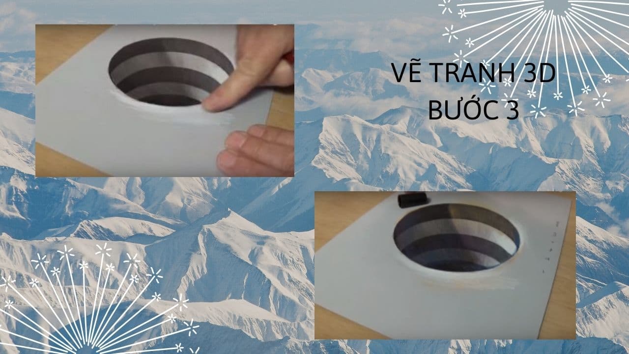 vẽ tranh 3d bước 2