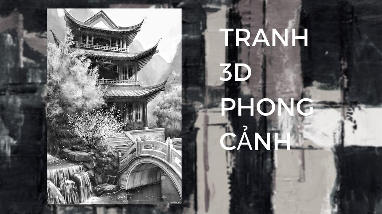 vẽ tranh 3d phong cảnh