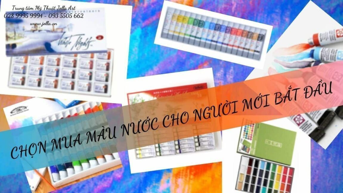 Chọn mua màu nước cho người mới bắt đầu