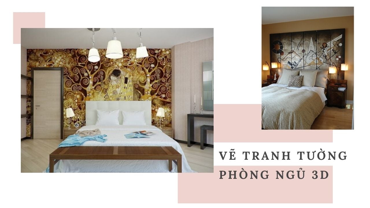 Học vẽ tranh tường phòng ngủ