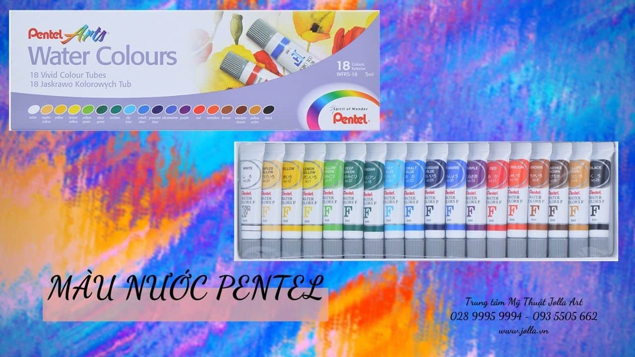 Màu nước Pentel