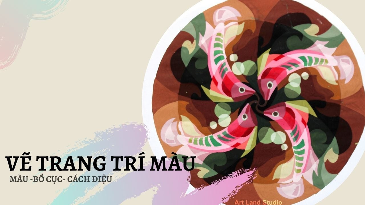 vẽ trang trí màu là gì