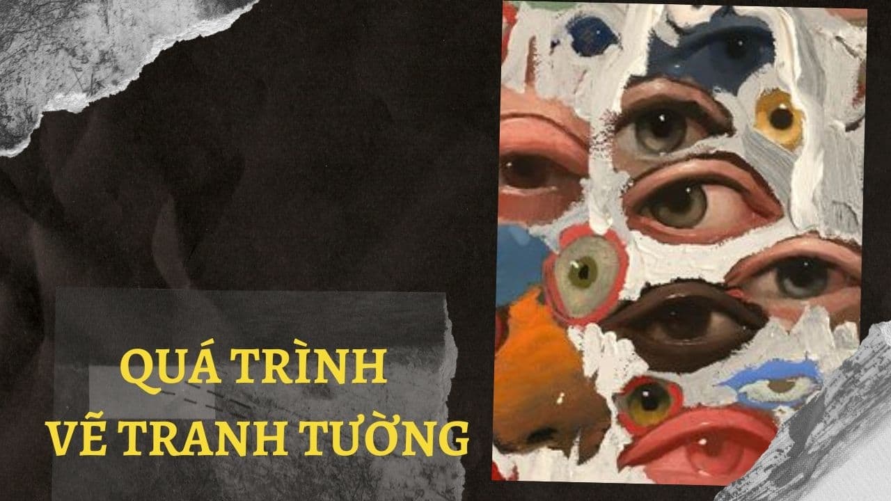 Quá trình vẽ tranh tường