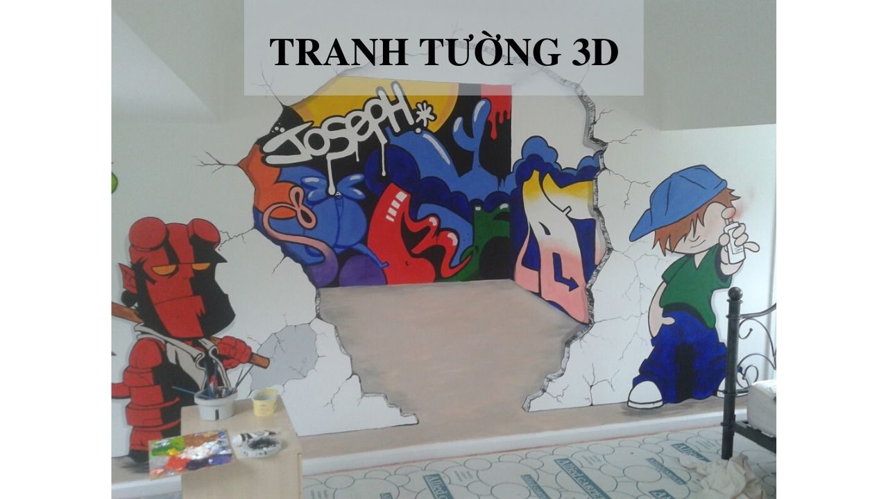 Vẽ Tranh Tường Phòng Bé