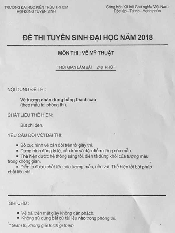 đề-thi-vẽ-mỹ-thuật-2018