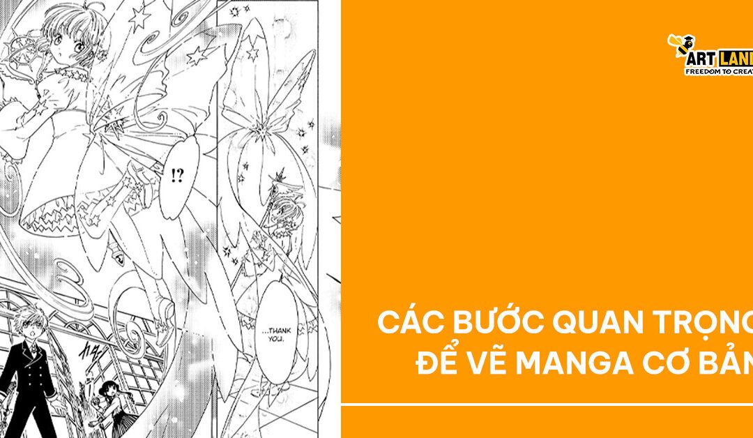 CÁC BƯỚC QUAN TRỌNG ĐỂ HỌC VẼ MANGA CƠ BẢN