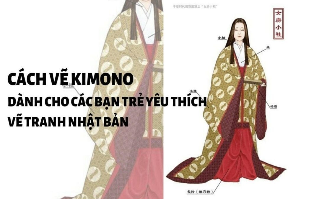 Cách vẽ kimono – dành cho những bạn yêu vẽ tranh Nhật Bản