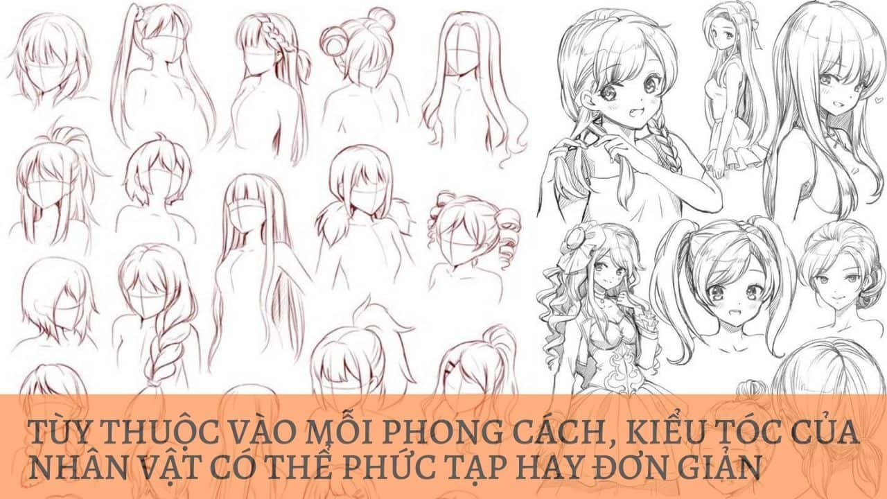 Kiểu tóc đơn giản hay phức tạp tùy vào phong cách