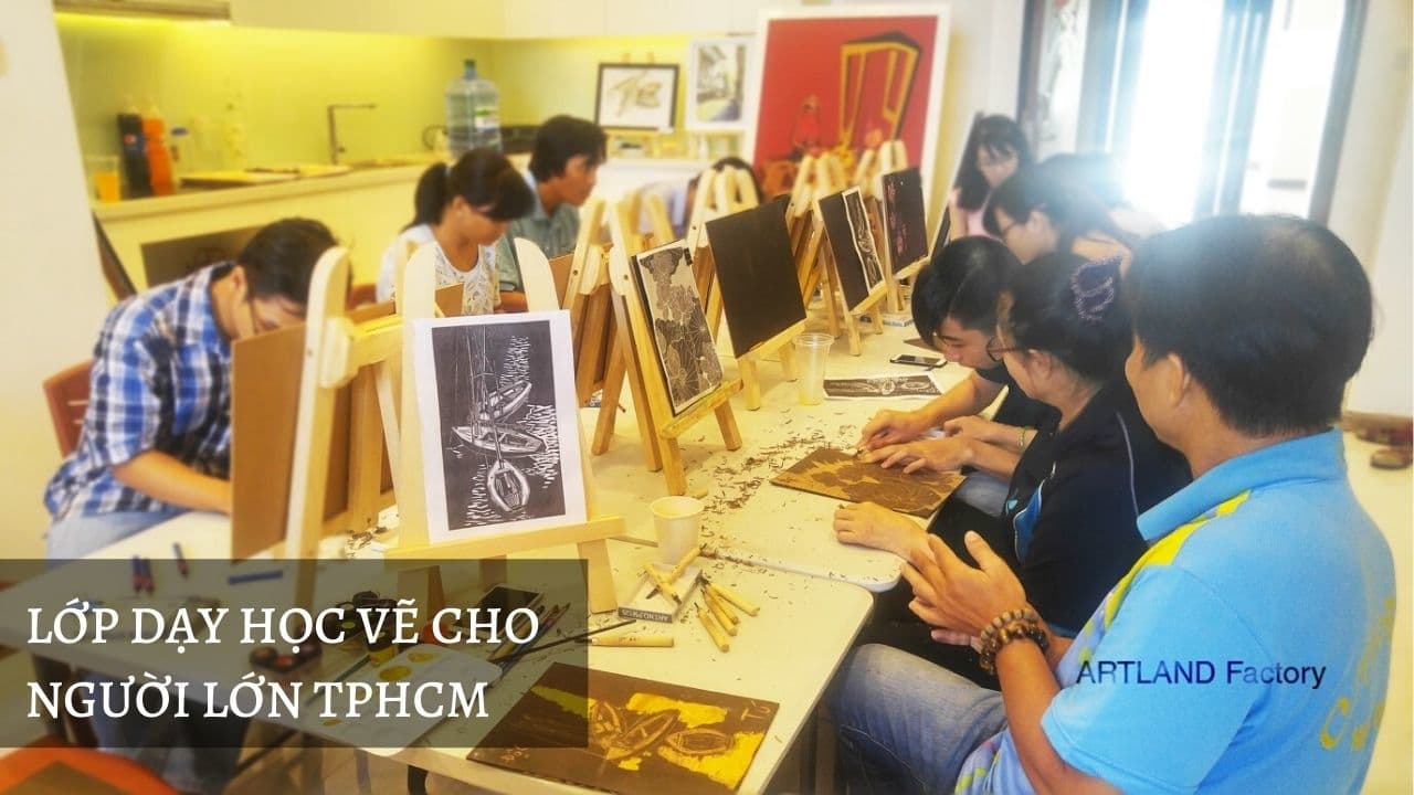 Lớp dạy học vẽ cho người lớn TPHCM