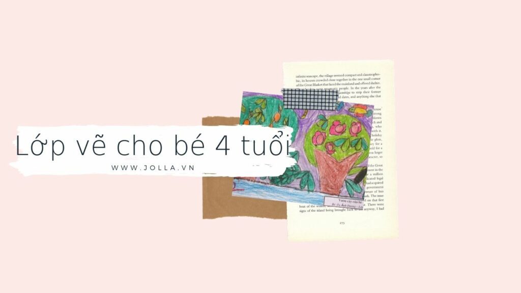 Lớp học vẽ cho bé 4 tuổi