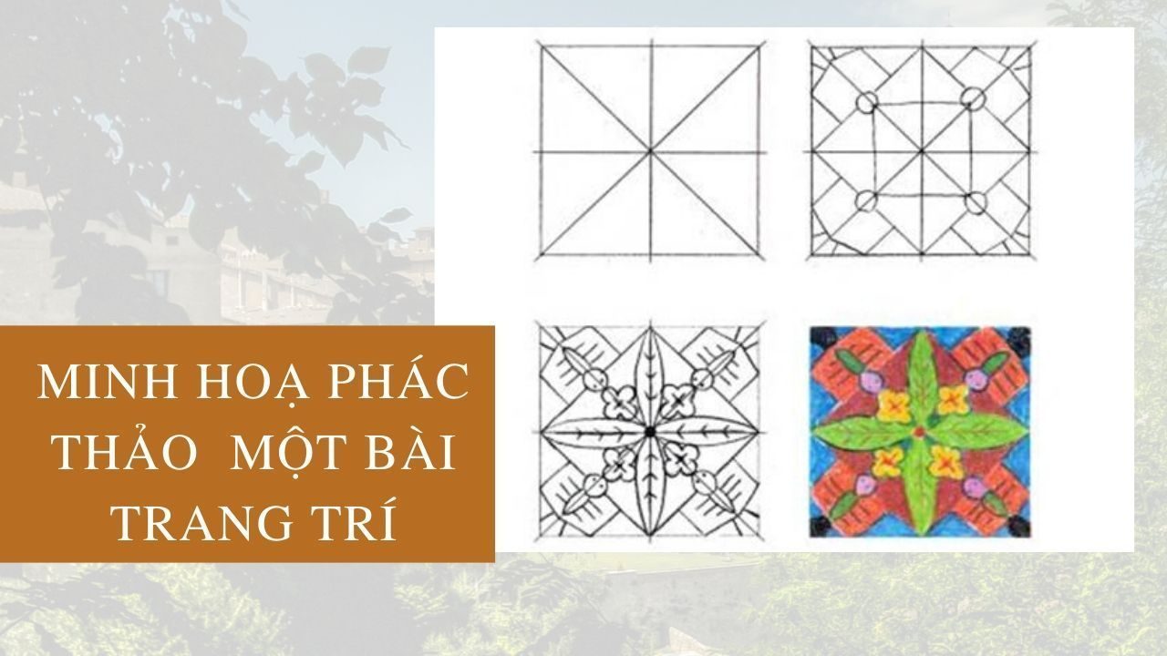 Minh hoạ phác thảo một bài trang trí