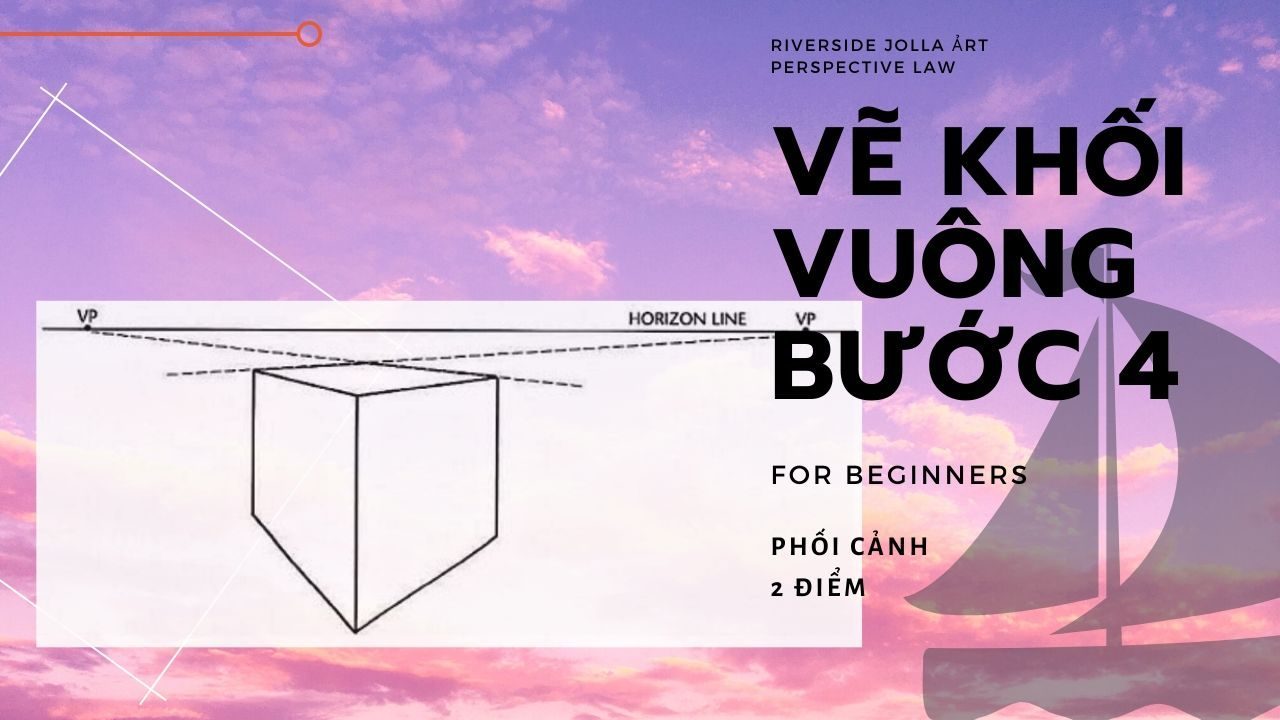 Cách vẽ khối vuông theo phối cảnh 15